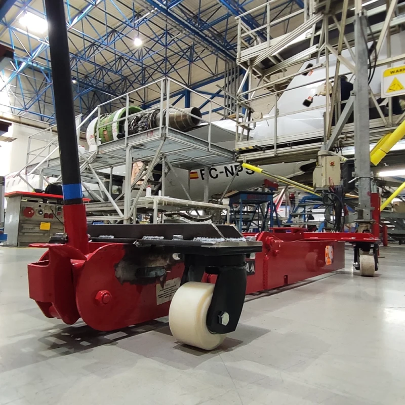 Castor's project for Aeronautic Sector. Custom-made castors for a project in the aeronautical sector 