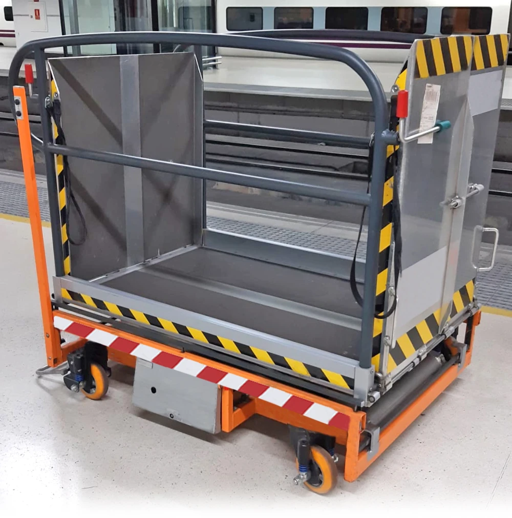 Projekt für die Eisenbahnindustrie. Plattform mit einer großen Lenkbarkeit  zur regelmäßigen Anwendung