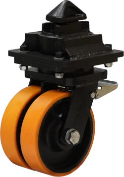 Seefrachtcontainer-Rad mit Twistlock