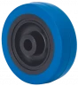 Gummi-Rädern, Blau